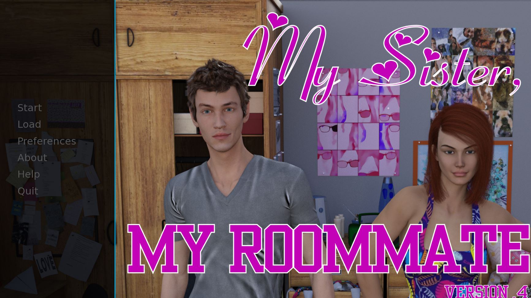 My Sister, My Roommate – Version 1.69 & Incest Patch – Completed - Best Brother-Sister family hentai PC game 1